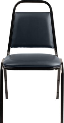 Image showing  9100 Vinyl Stack Chairs, Steel Frame, 4-Pack