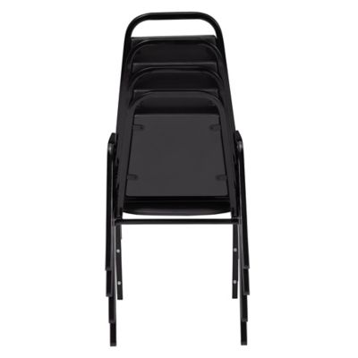 Image showing  9100 Vinyl Stack Chairs, Steel Frame, 4-Pack