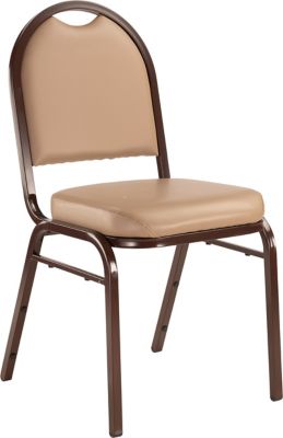 Image showing 2 th National Public Seating 9200 Vinyl Stack Chairs, 2-Pack