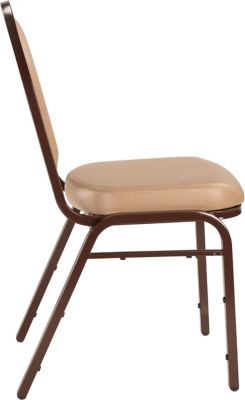 Image showing 4 th National Public Seating 9200 Vinyl Stack Chairs, 2-Pack