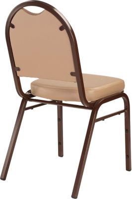 Image showing 5 th National Public Seating 9200 Vinyl Stack Chairs, 2-Pack