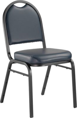 Image showing  9200 Vinyl Stack Chairs, Steel Sandtex Frame, 2-Pack