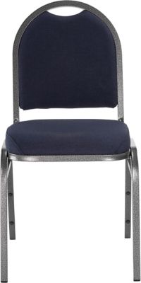 Image showing  9200 Fabric Stack Chairs, Blue, 2-Pack