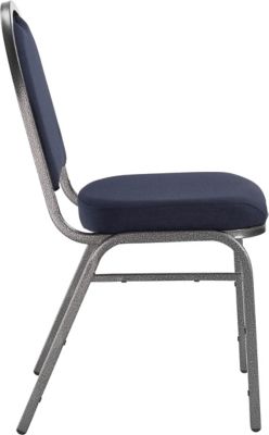 Image showing  9200 Fabric Stack Chairs, Blue, 2-Pack