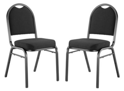 National Public Seating 9200 Fabric Stack Chair Steel Sandtex Frame, 2-Pack -  9260-BT/2