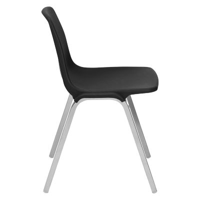 Image showing  8100 Series Poly Shell Stacking Chair, Black