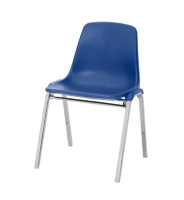Image showing  8100 Series Poly Shell Stacking Chair, Blue