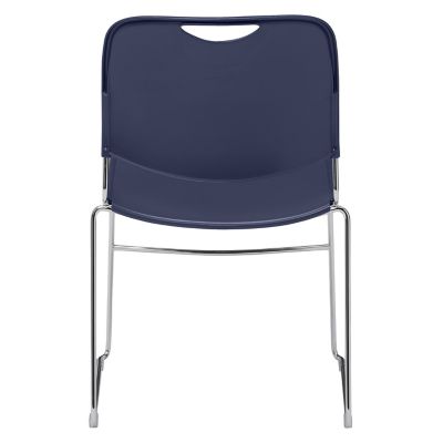 Image showing 5 th National Public Seating 8500 Series Plastic Stacking Chairs, 4-Pack