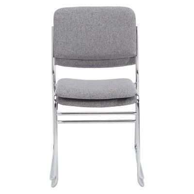 Image showing  8600 Series Fabric Stacking Chairs, Gray, 2 pk.