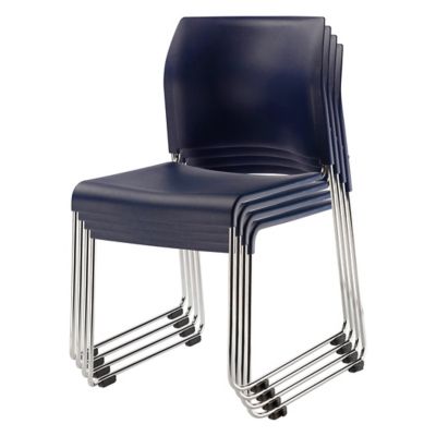 Image showing  Cafetorium Plastic Stack Chairs, 4-Pack