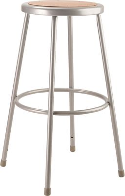 Image showing  Heavy-Duty Steel Stools, 2-Pack, 30 in., Gray