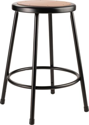 Image showing  Heavy-Duty Steel Stools, 2 pk., 30 in., Black