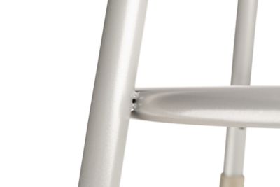 Image showing  Heavy-Duty Vinyl Padded Steel Stools, 2-Pack, 30 in., Gray