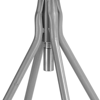 Image showing  Height-Adjustable Heavy-Duty Vinyl Padded Swivel Steel Stool