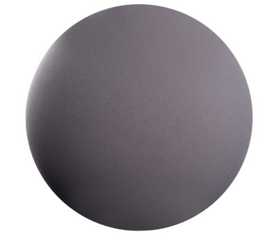 Image showing  Fabric Padded Seat Height-Adjustable Swivel Stool, Black Frame