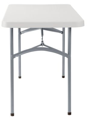 Image showing  24 in. x 48 in. Heavy-Duty Folding Table, Gray