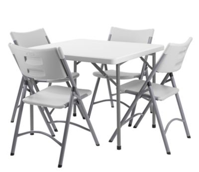 Image showing 9 th National Public Seating 36 in. x 36 in. Heavy-Duty Folding Table, Gray