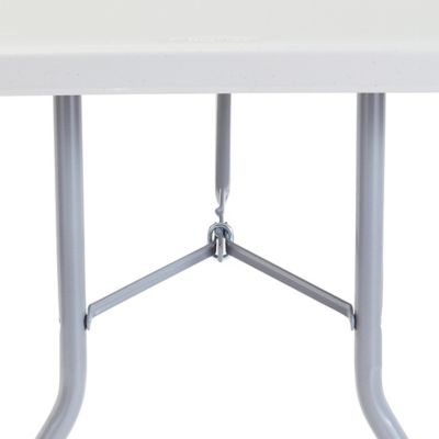 Image showing  30 in. x 60 in. Heavy-Duty Folding Table, Gray