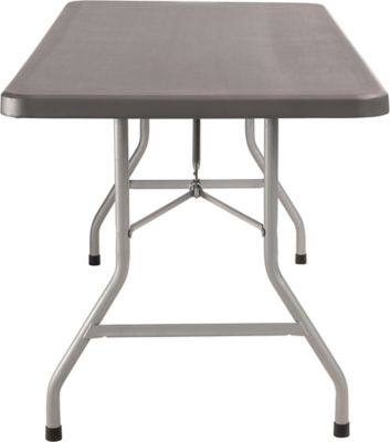 Image showing  30 in. x 72 in. Heavy-Duty Folding Table, Charcoal