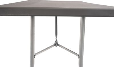 Image showing  30 in. x 72 in. Heavy-Duty Folding Table, Charcoal