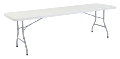 National Public Seating Heavy-Duty Folding Table, 30 in. x 96 in., Gray