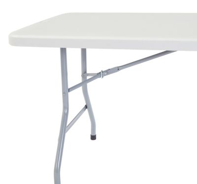 Image showing  Heavy-Duty Folding Table, 30 in. x 96 in., Gray