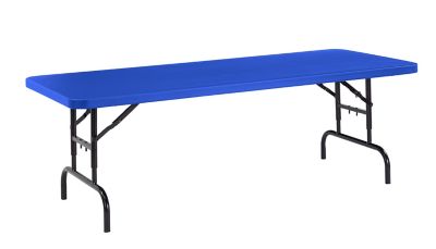 Image showing  Height-Adjustable Heavy-Duty Folding Table