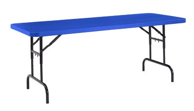 Image showing  Height-Adjustable Heavy-Duty Folding Table