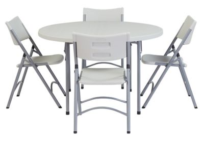 Image showing  48 in. Heavy-Duty Round Folding Table