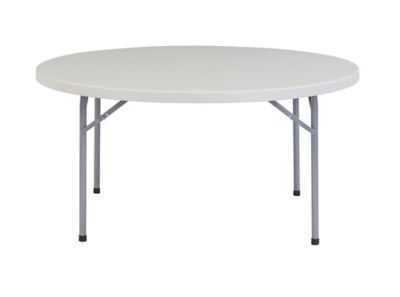 National Public Seating 60 in. Heavy-Duty Round Folding Table