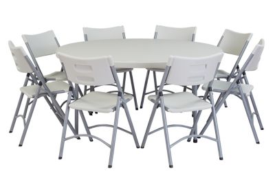 Image showing  60 in. Heavy-Duty Round Folding Table