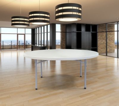 Image showing  71 in. Heavy-Duty Round Folding Table