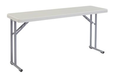 National Public Seating Heavy-Duty Seminar Folding Table, 18 in. x 60 in.