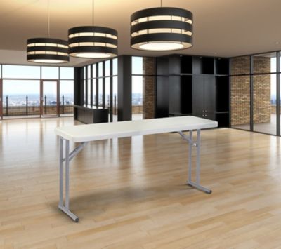Image showing 6 th National Public Seating 18 in. x 60 in. Heavy-Duty Seminar Folding Table