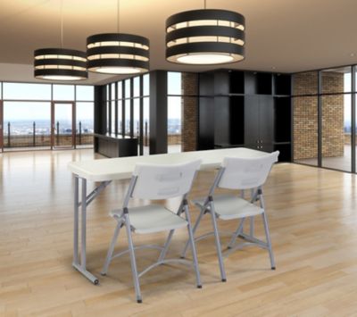 Image showing 7 th National Public Seating 18 in. x 60 in. Heavy-Duty Seminar Folding Table