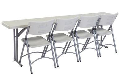 Image showing  18 in. x 96 in. Heavy-Duty Seminar Folding Table