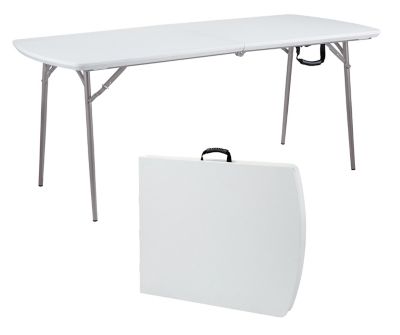 National Public Seating Heavy-Duty Fold-in-Half Plastic Table