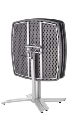 Image showing  Rectangular Cafe Time Adjustable-Height Table for 4 People