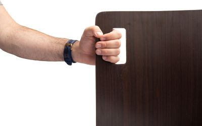 Image showing 7 th National Public Seating Bushwick Cafe Stool, Espresso