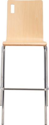 Image showing 1 th National Public Seating Bushwick Cafe Stool, Espresso