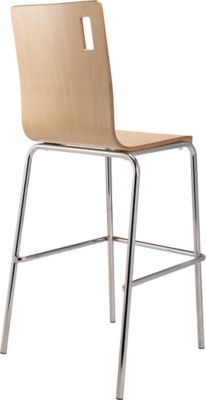 Image showing 3 th National Public Seating Bushwick Cafe Stool, Espresso