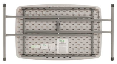 Image showing  Height-Adjustable Personal Folding Table, 150 lb. Capacity