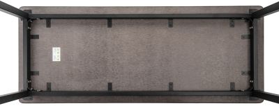 Image showing 5 th National Public Seating 24 x 60 in. Rectangular Heavy-Duty Height-Adjustable Steel Table, Black Frame
