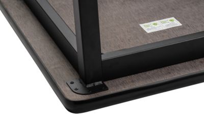 Image showing  Rectangular Butcher Block Heavy-Duty Fixed-Height Table