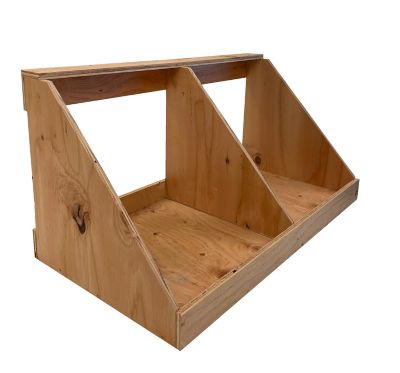 Harvest Lane Honey Chicken Nesting Box, Double