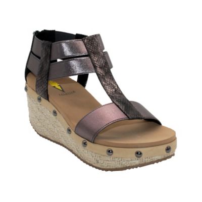 Volatile Women's Zayanta Elastic Wedge Sandals