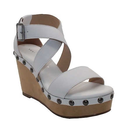 Volatile Women's Zitola Leather Upper Wedge Sandals