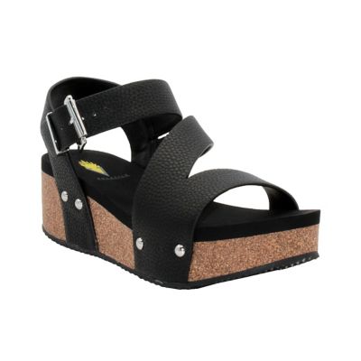 Volatile Biloxi Strappy Wedge Sandals