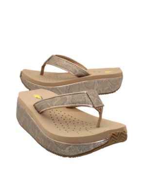 Volatile Neville Metallic Thong Sandals