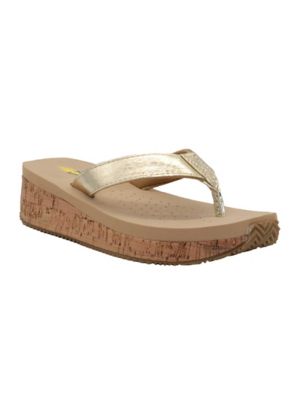 Volatile Women's Neville Metallic Thong Sandals